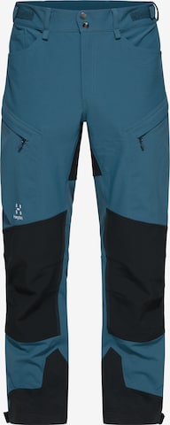 Haglöfs Regular Outdoor Pants 'Rugged Standard' in Blue: front