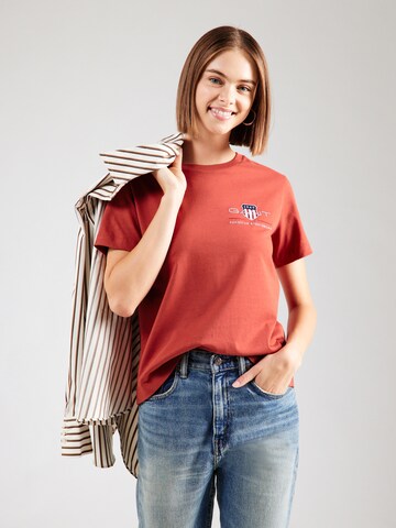 GANT T-Shirt in Rot: Vorderseite