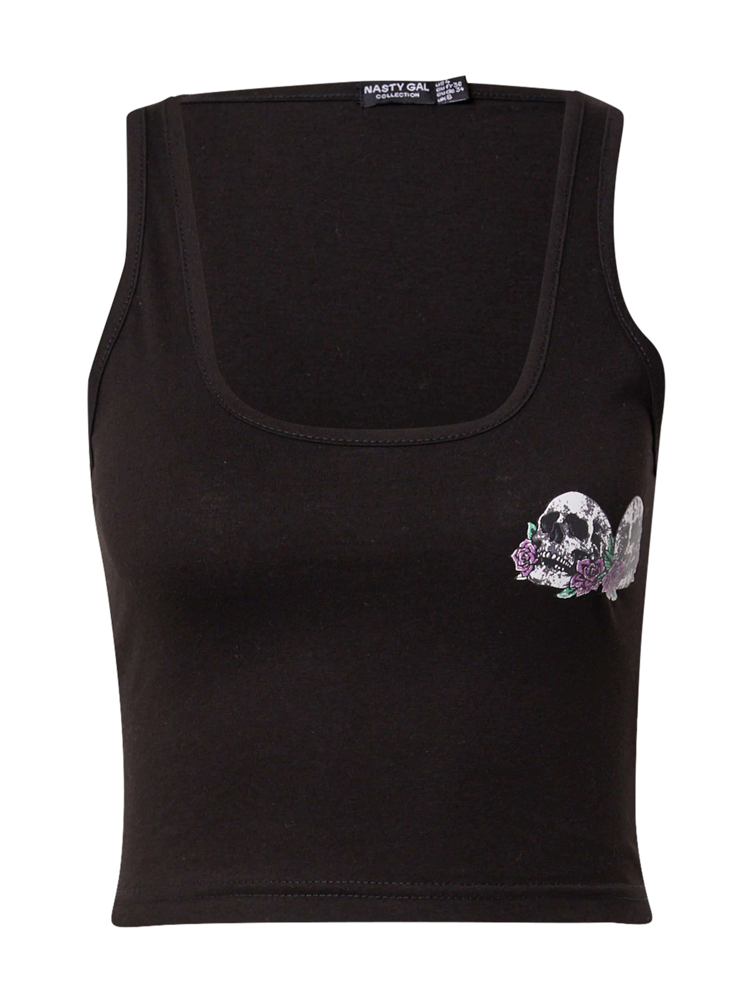 Haut Nasty Gal en noir : devant