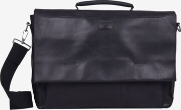 STRELLSON Document Bag in Black: front