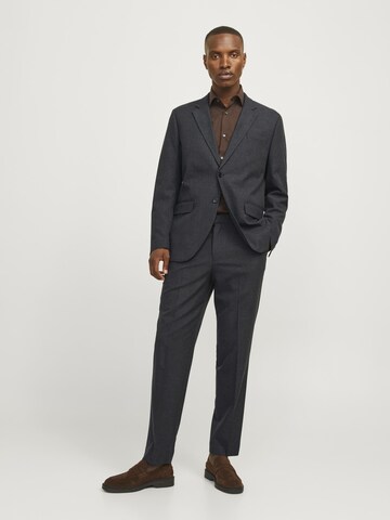 JACK & JONES Regular Bandplooibroek 'RBUSHWICK' in Grijs