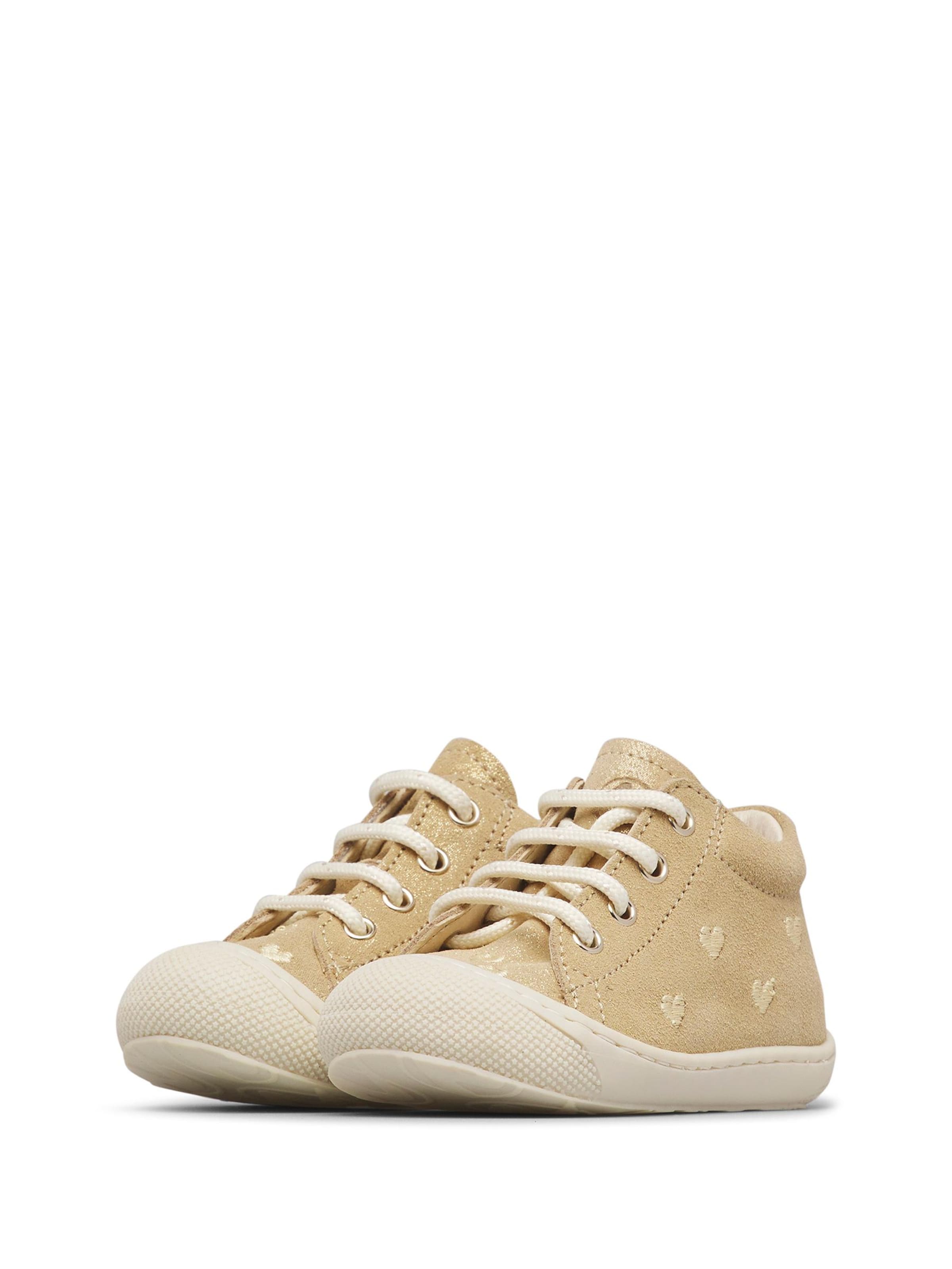 NATURINO Sneaker 'COCOON EMBR.HEARTS'‌‌ in Gold