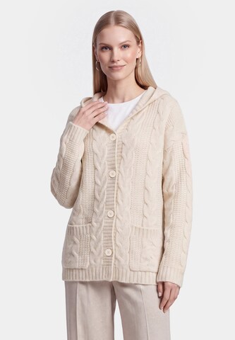 usha WHITE LABEL Trui in Beige: voorkant
