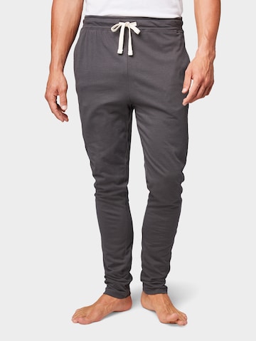 TOM TAILOR Pyžamové kalhoty – šedá: přední strana