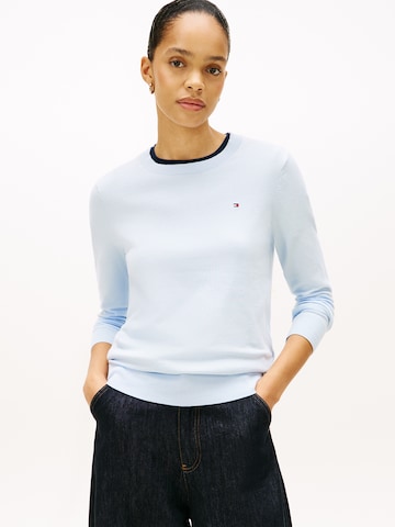 Pull-over TOMMY HILFIGER en bleu : devant