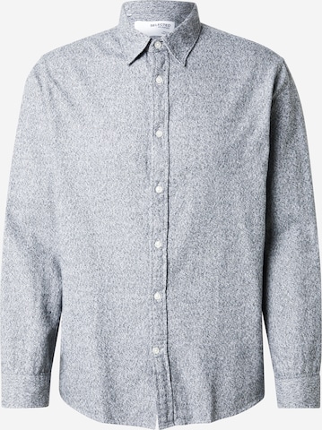 Chemise 'SLHOwen' SELECTED en gris : devant