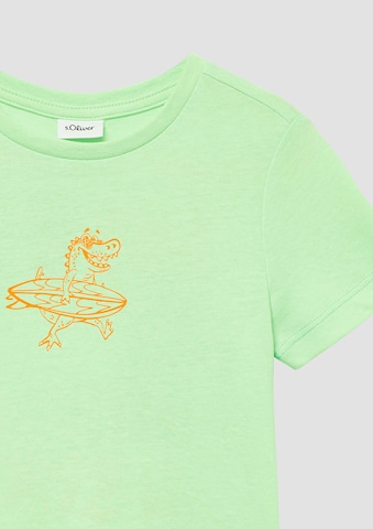 T-Shirt s.Oliver en vert