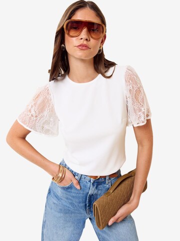 Friends Like These Bluse i hvid: forside