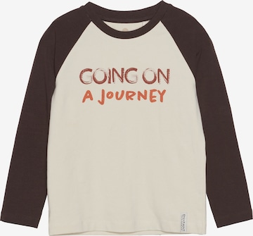 EN FANT - Camiseta en beige: frente