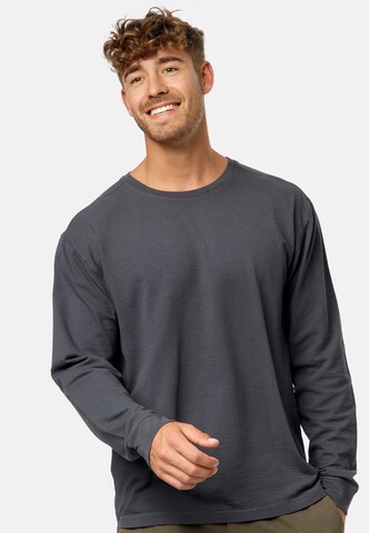 INDICODE JEANS Shirt in Grey: front