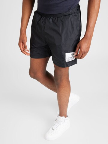 Sergio Tacchini Regular Shorts 'VERENNA' in Schwarz: predná strana