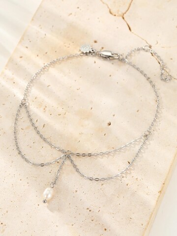 Bijoux de pied 'Pearl Drop Layered' Hey Happiness en argent