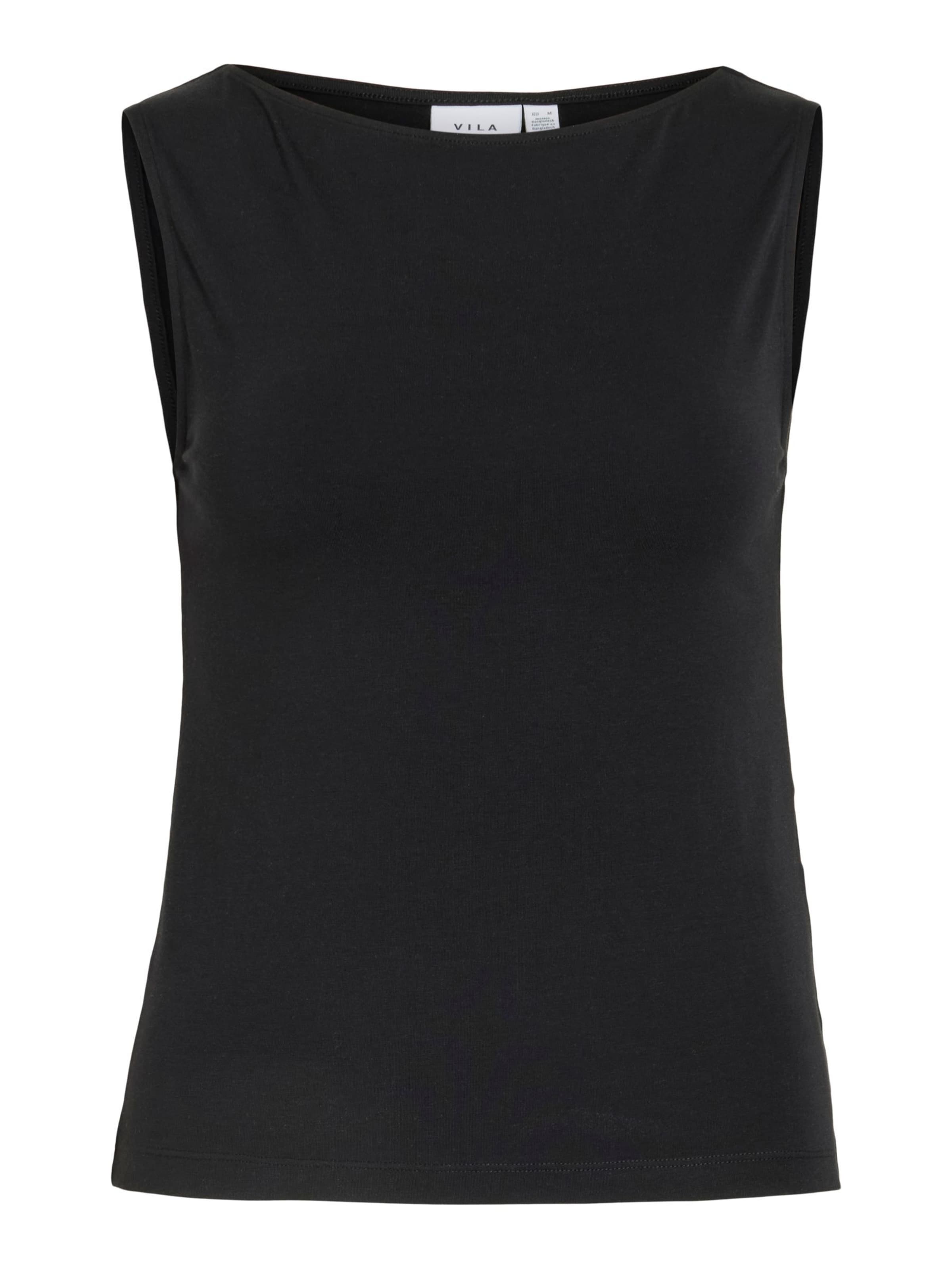 VILA Top 'VIEmilie' in Black: front