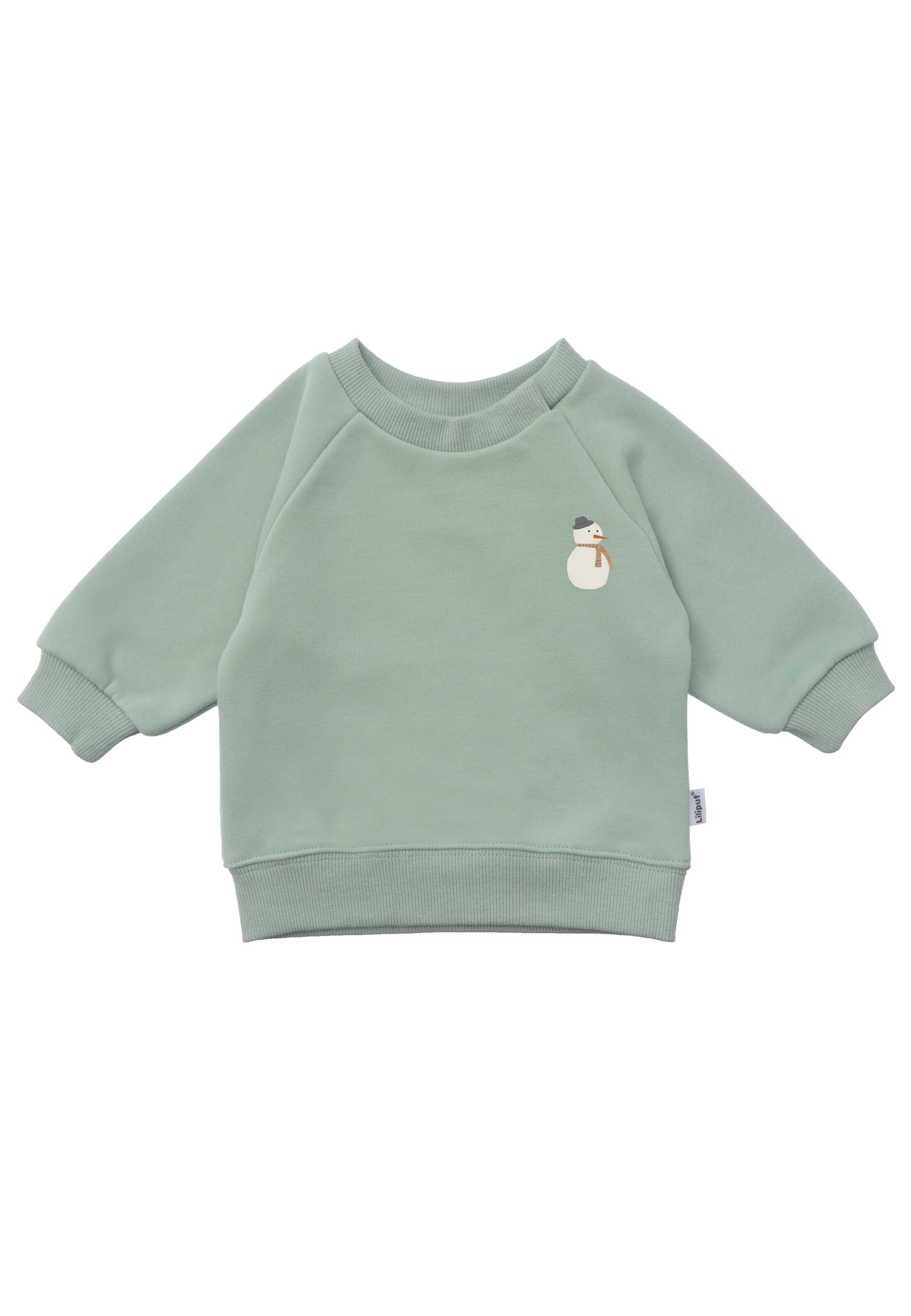 LILIPUT Sweatshirt 'Schneemann' in Grün