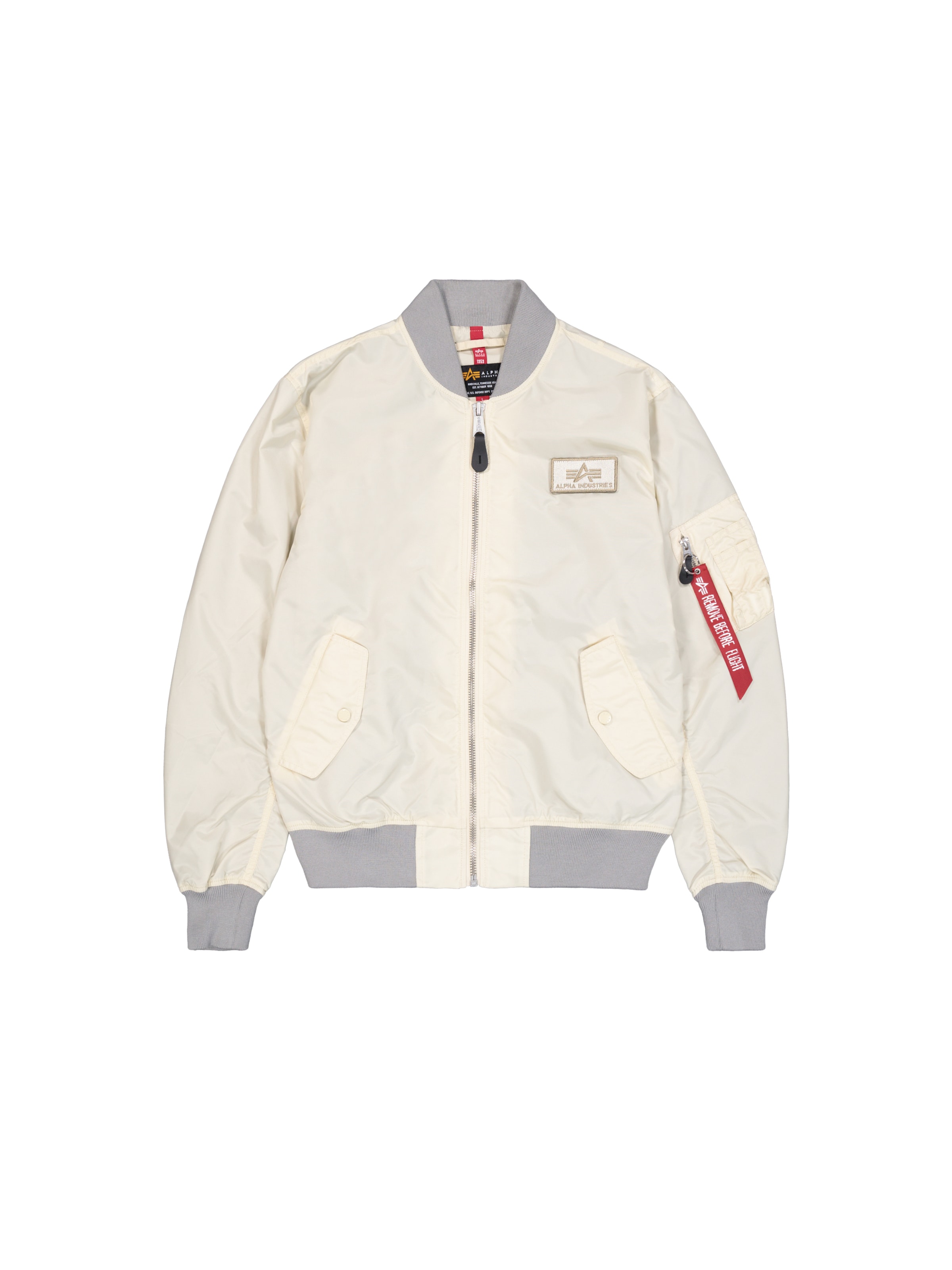 Veste mi-saison 'MA-1 TTC' ALPHA INDUSTRIES en beige : devant