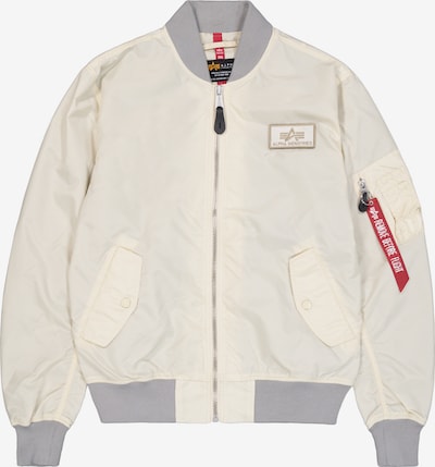 ALPHA INDUSTRIES Veste mi-saison 'MA-1 TTC' en gris foncé / rouge / blanc cassé, Vue avec produit