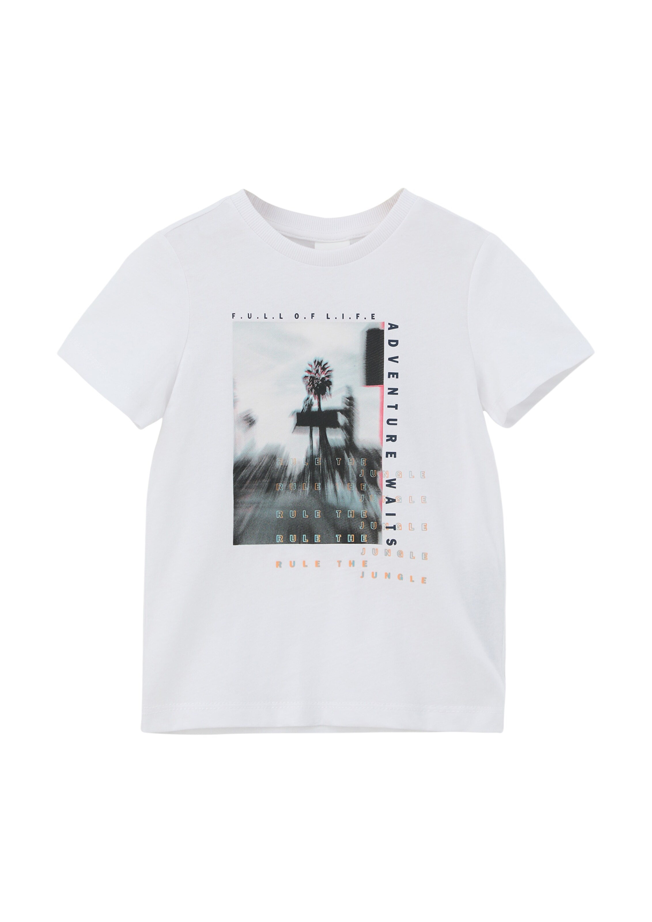 balts s.Oliver T-Krekls: no priekšpuses