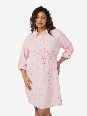 ZizziKošulja haljina 'Viva' - roza boja: prednji dio