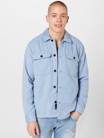 Only & Sons Regular fit Between-season jacket 'ASH' in Blue: front