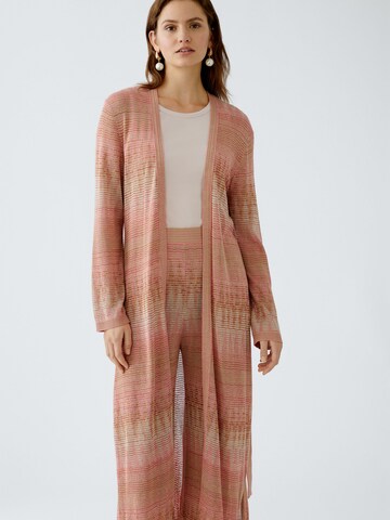 OUI Knitted Coat in Pink