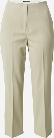 ESPRIT Regular Trousers with creases in Beige: front