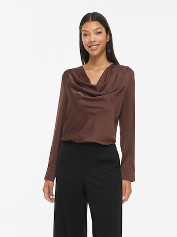 VILA - Camiseta 'FREJA' en marrón: frente