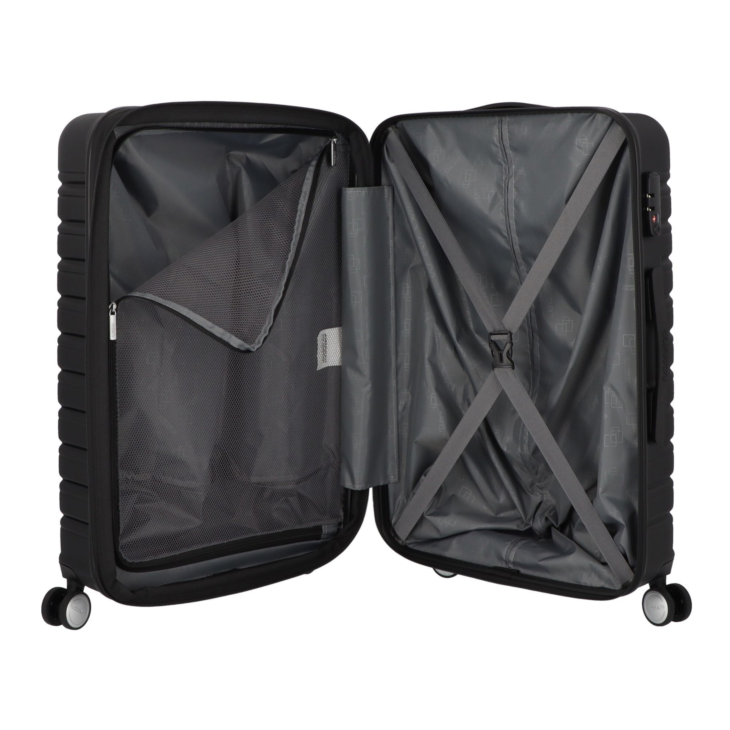 Trolley 'Flashline' di American Tourister in nero
