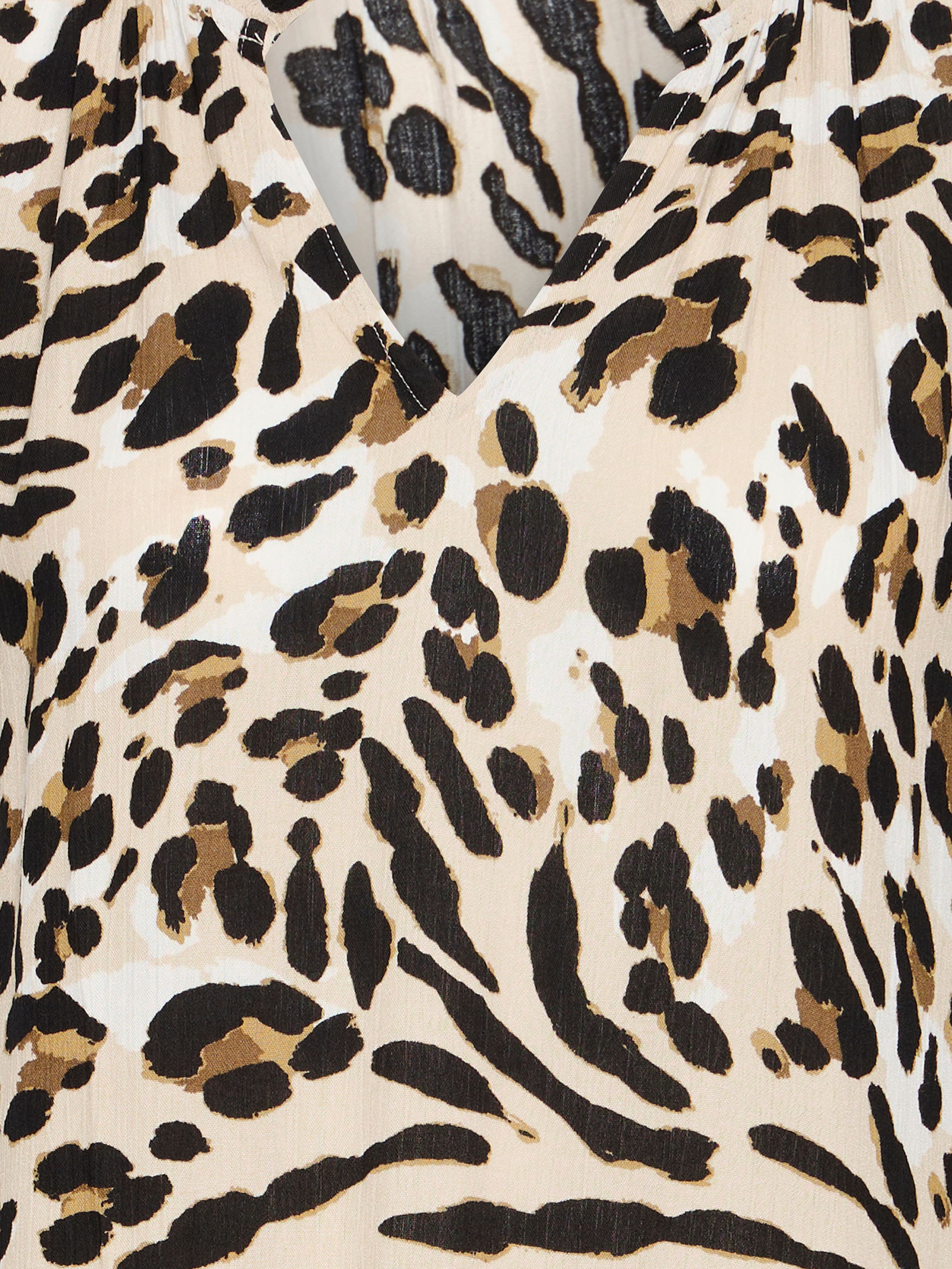 ICHI Summer Dress 'IHMARRAKECH' in Brown