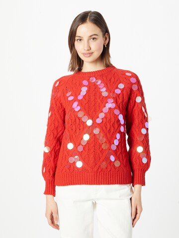 Warehouse - Pullover em vermelho: frente