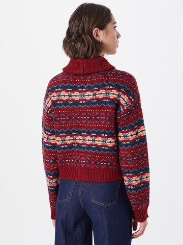 American Eagle Knit Cardigan in Red