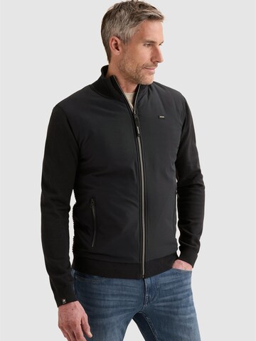 VANGUARD Cardigan 'Cardigan in cotton/modal with zipper closure' i blå