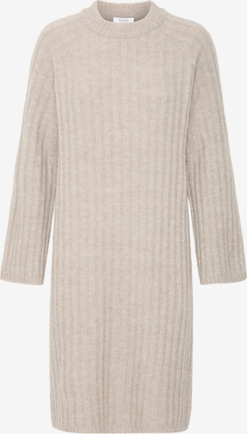 b.young Gebreide jurk in Grijs: voorkant