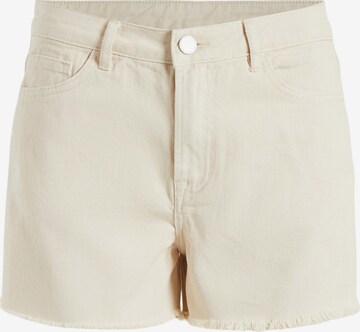 VILA Regular Jeans 'Ella' i beige: framsida