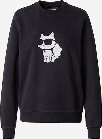 Karl Lagerfeld Collegepaita värissä musta: etupuoli