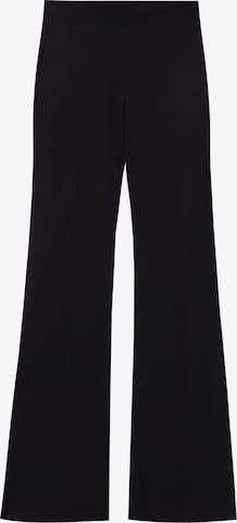 CALZEDONIA Flared Leggings in Black: front