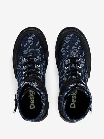 Bottines à lacets Desigual en bleu