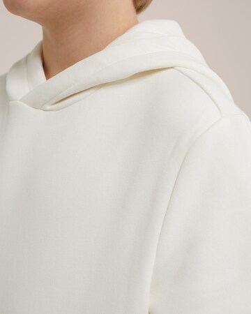 Felpa di WE Fashion in bianco