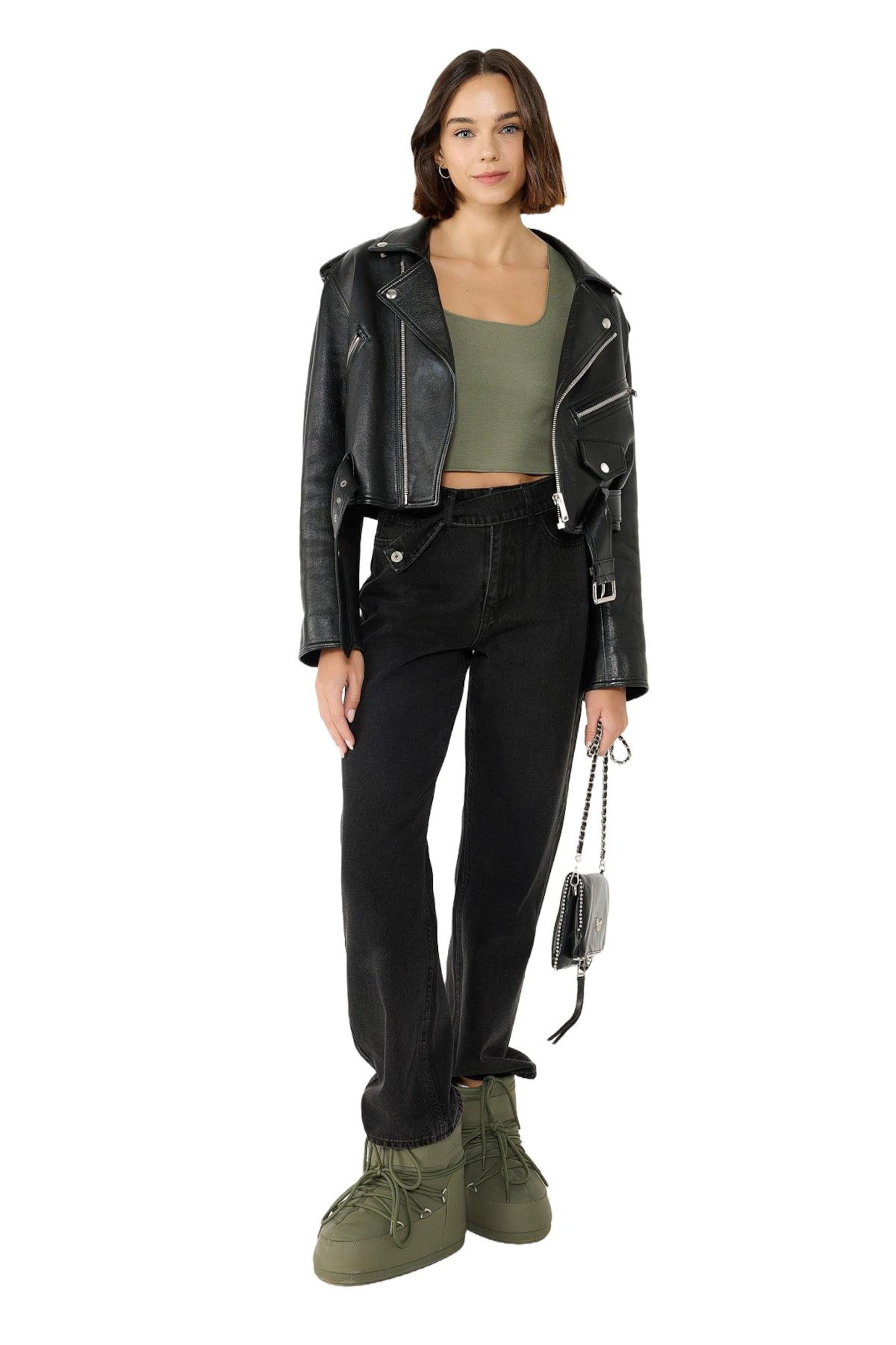 No Matter What Top in Grün