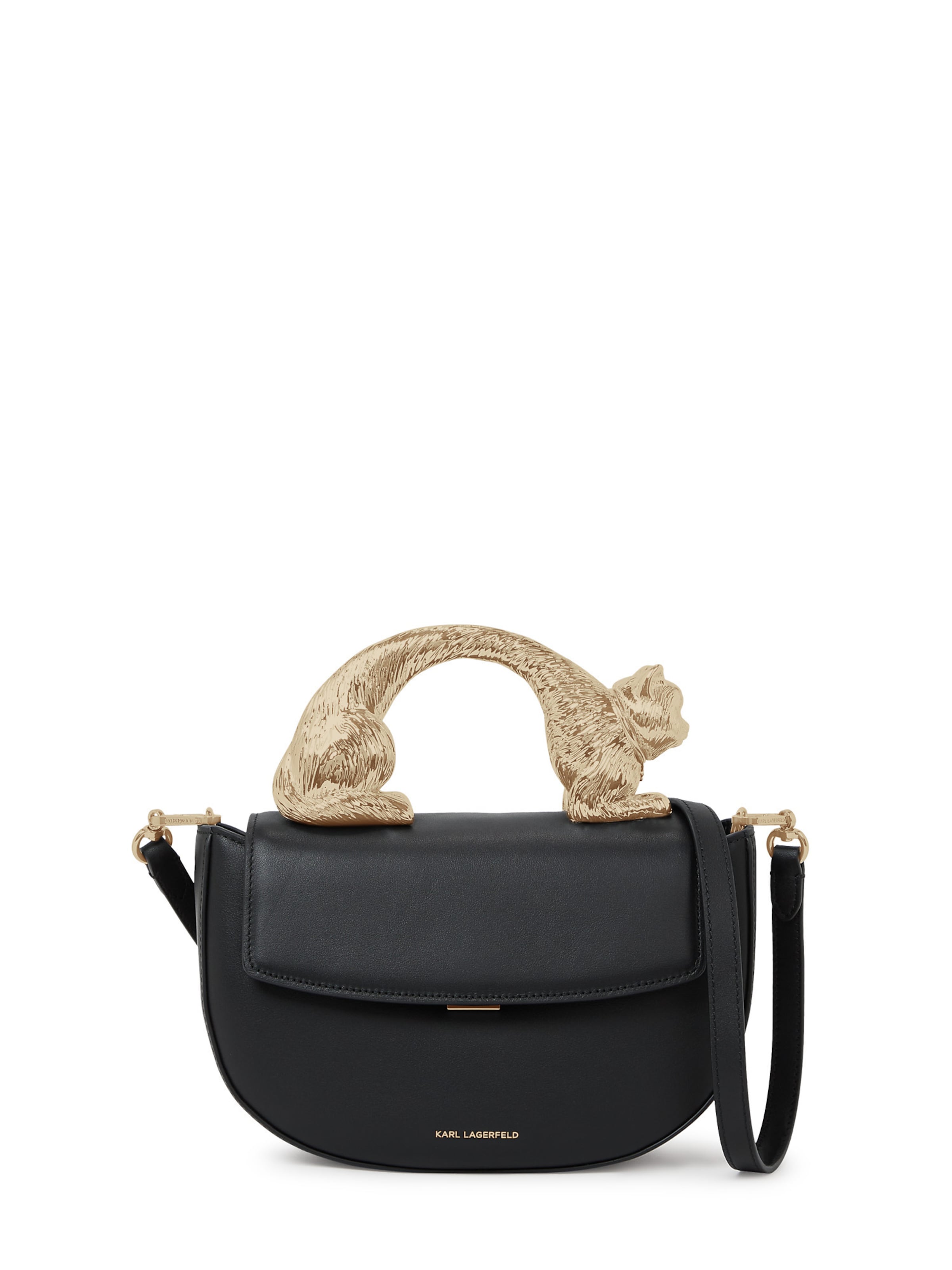 Karl Lagerfeld Handväska 'Choupette' i svart: framsida