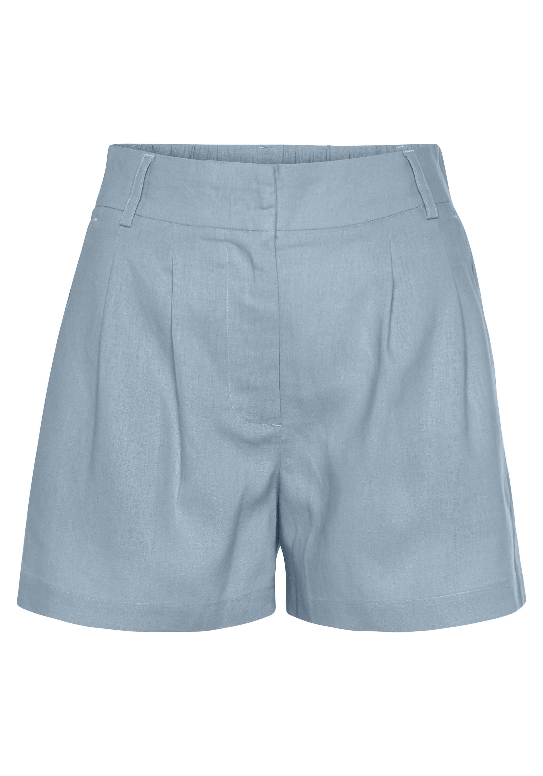 LASCANA Veckad byxa i blå: framsida