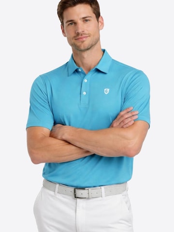 Cocain Underwear Regular fit Athletic Button Up Shirt 'Poloshirt' in Blue
