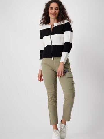 monari Gebreid vest in Zwart