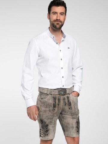 Regular Pantalon folklorique SPIETH & WENSKY en marron : devant