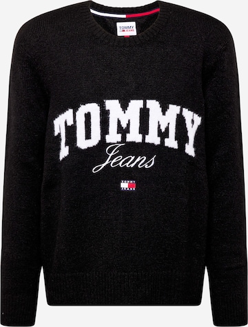 Tommy Jeans Trui in Zwart: voorkant