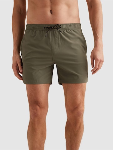 PME Legend Broek 'Airframe swim shorts' in Groen: voorkant