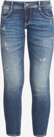 Le Temps Des Cerises Skinny Jeans 'PULPC' in Blauw: voorkant