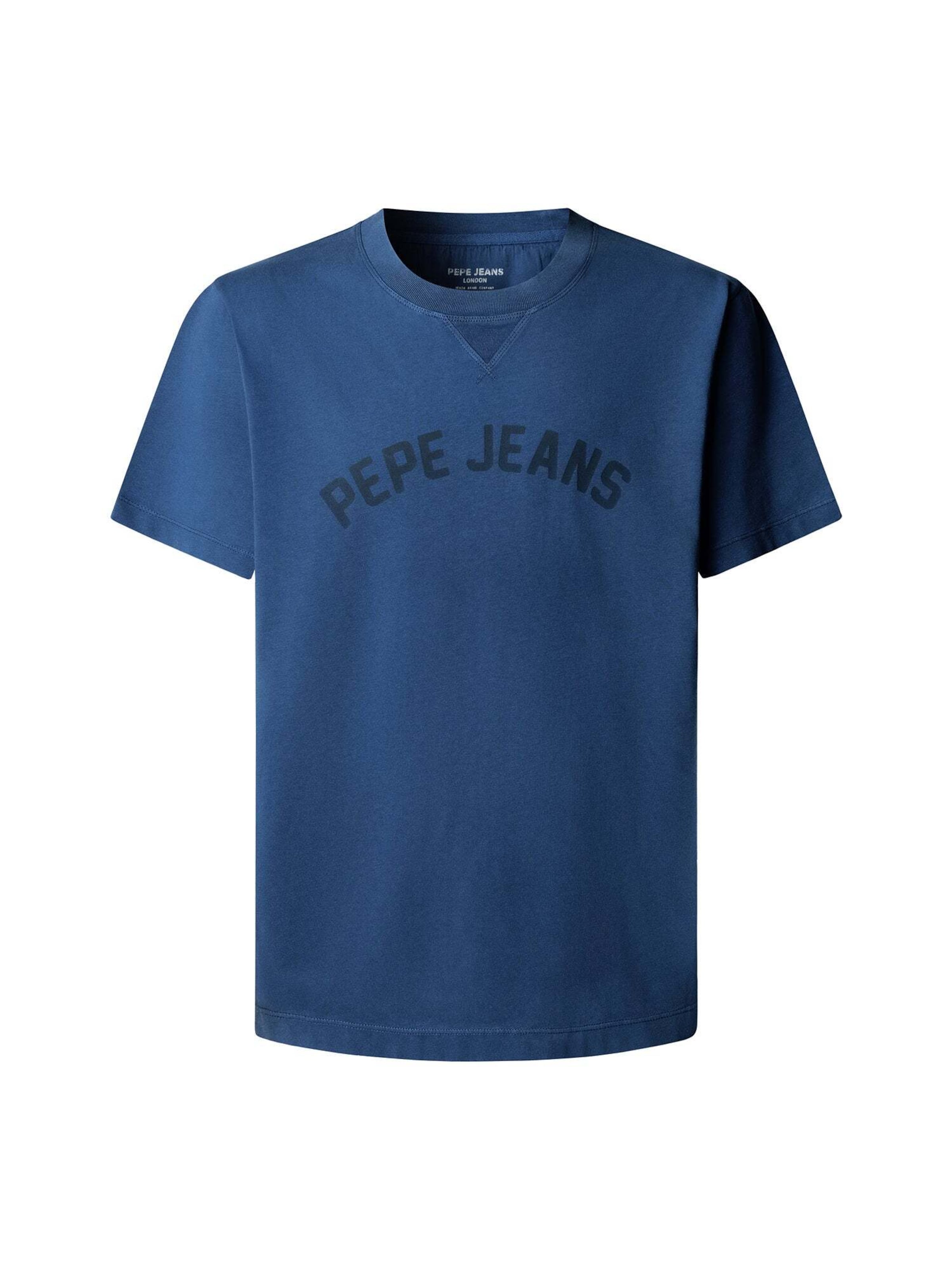 Maglietta 'GIO' di Pepe Jeans in blu: frontale