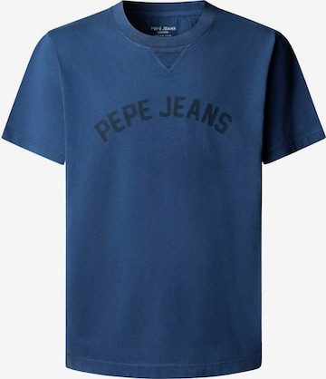 Maglietta 'GIO' di Pepe Jeans in blu: frontale