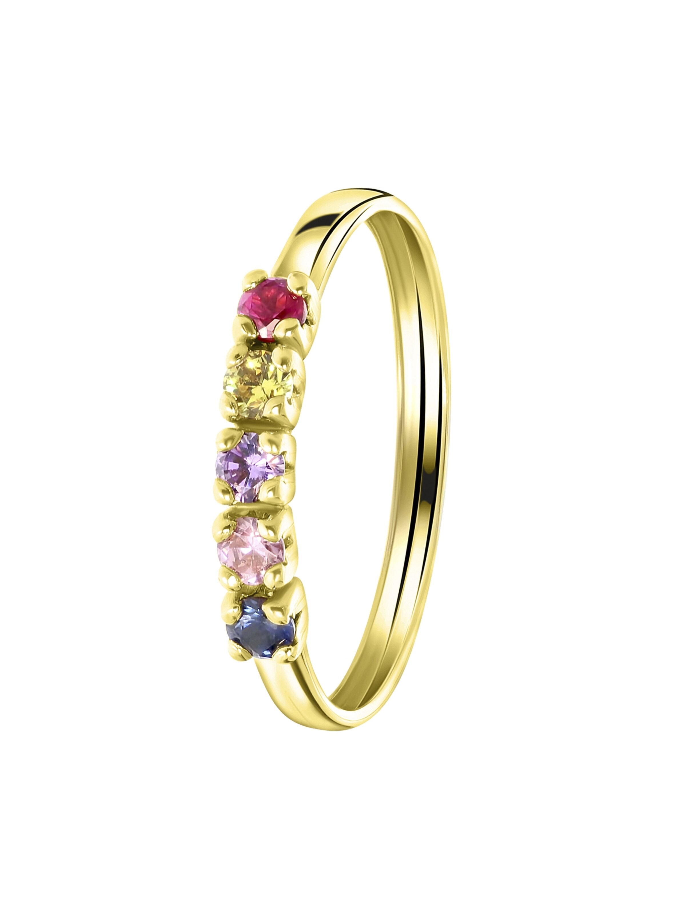 Lucardi Ring in Gold: front