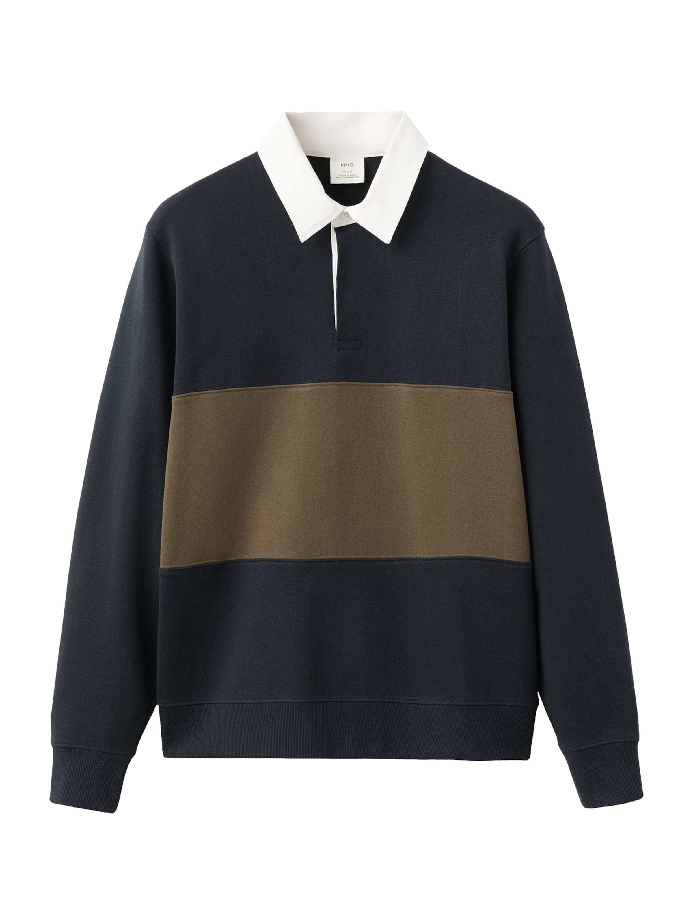 MANGO MAN Sweatshirt 'PETERB' i blå: forside
